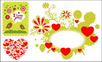 Love theme 3 vecteur matriel