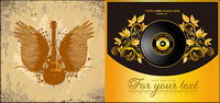 la tendance de la musique Vector illustration matriel