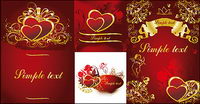 or en forme de coeur mode vectoriel