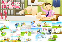 Business cartoon 18 vecteur lment matriel