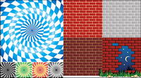 Spin lattice vecteur matriel de base et de mur de briques