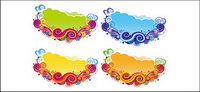 Trend vecteur matriel nuages