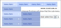 Pour bloquer le menu droulant le formulaire dans le menu droulant CSS + JS
