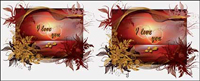 Matriel spcial Saint Valentin cartes vectorielles