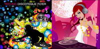 DJ Music Thme Vector matriel