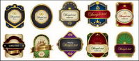 Planty de Gold Label Rimmed Vector