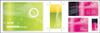 Álbum ideal plantilla de vectores materiales