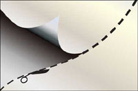 Papier dcoup vecteur matriel