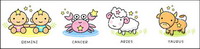 Cartoon 12 Prospectus vecteur constellation (A-1)
