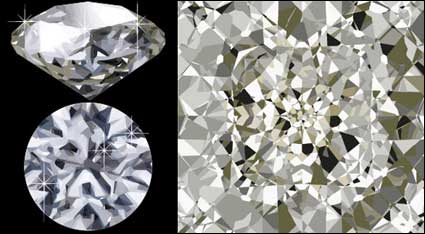4 diamants Vector matriel