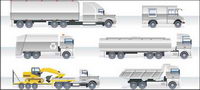 Vecteur de vhicules lourds matriels -2