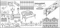 matriau mtallique et objet vectoriel