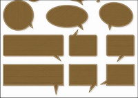 Einfache Sprechblase Vector