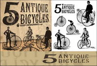 Vector vieille bicyclette europenne