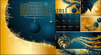 Golden Noël 2011 Vector