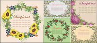 Bordure de fleurs Vector