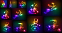 Symphonie de Noël graphiques vecteur lumire