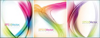 Colorful vecteur de fond des lignes dynamiques