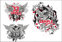 T-shirt materiales patrn de vectores