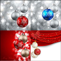 Hermosa bola de Navidad -11 - vector de material