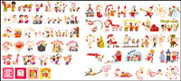 De style Pen matriel festif lment vectoriel