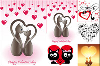 Vecteur Love Cat