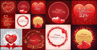++Romantique du matriel de voeux cartes vectorielles++
