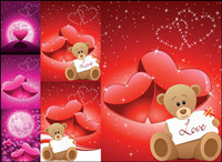 Romantic Love ours Vecteur