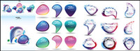 Estilo Sinfnica de burbujas de dilogo vector material