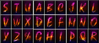 Lettres brillants effets spciaux - Vecteur