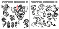 Varit de matires animales totmiques vectoriel