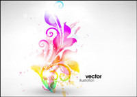 Symphonie de mode matriel vecteur motif de -4