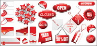 Supermarch Discount avec tiquette rouge