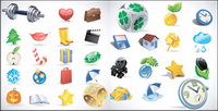 Necesidades diarias de Vectores Iconos