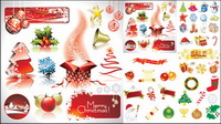 Noël vecteur lments dcoratifs