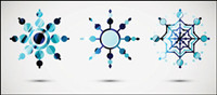 Icône de style de neige 01 - Vector