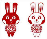 Rabbit Rabbit vecteur de coupe