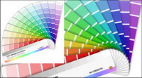 Papier Vector carte de couleur