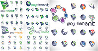 color texture logo Vector