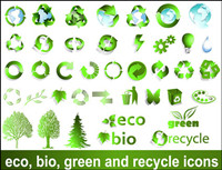 Recyclable signe vecteur matriel