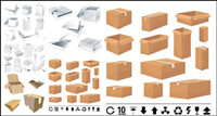 Boîtes et cartons Modles - Vecteur