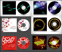 Emballage CD et magnifiques - Vecteur