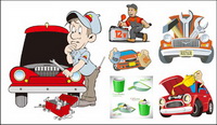 Rparation Vector illustration de bande dessine