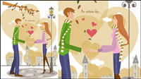 Frais valentine vecteur 8