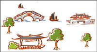 Dessines  la main les lments du paysage de dessin anim