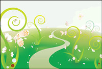 Papillon illustration fleurs illustration matriel vecteur