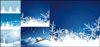 Vecteur de neige de Noël