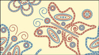 Impresin especial patrn de los animales vector de material -2