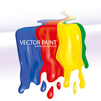 Pigments Flowing 01 - Vector