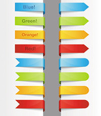 Color de la cinta 02 - vector de material